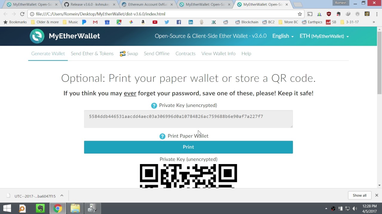 How To Get Bitcoin Donation Ethereum Test Address Generate Diveinn - 